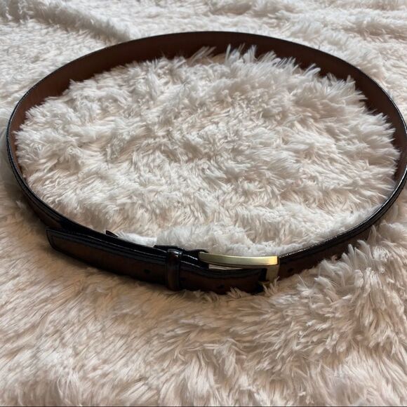 Brighton Brown Leather Belt - Picture 1 of 9